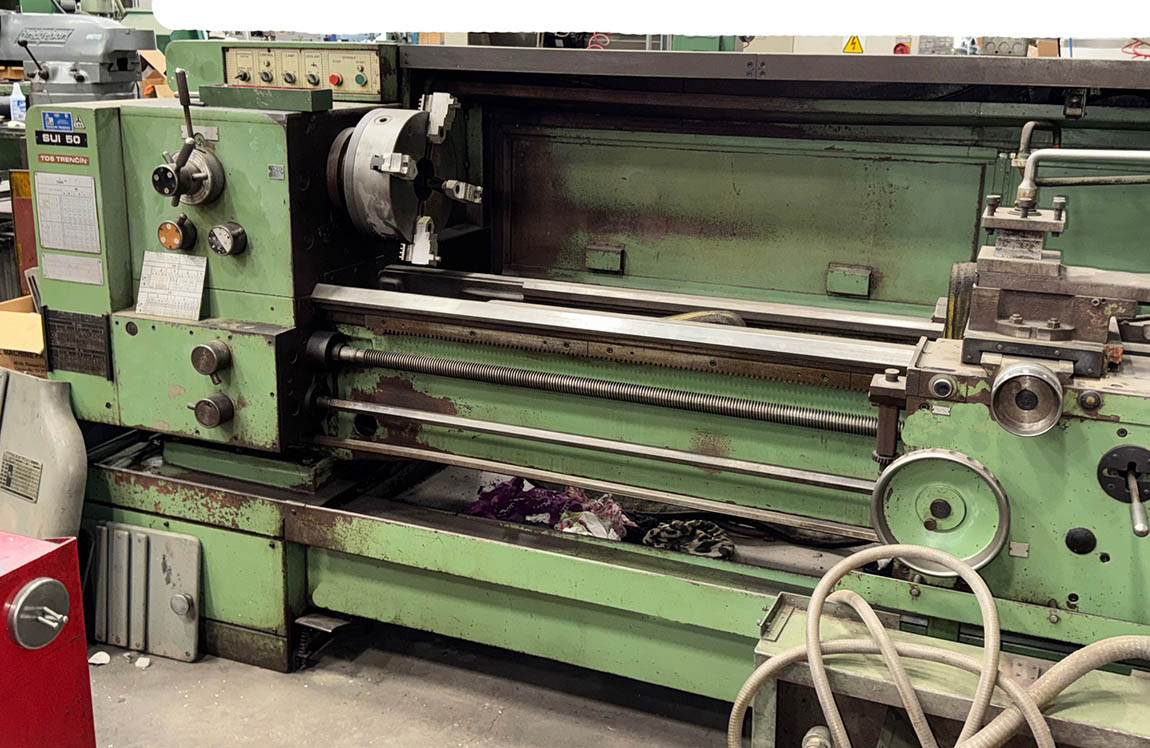 used TOS SU50 lathe